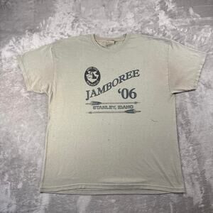 VTG 2006 Idaho State Bowhunters Jamboree T Shirt Stanley ID Distressed size xl
